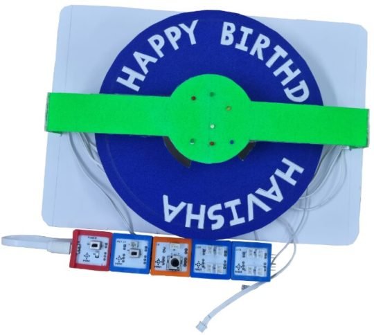 diy birthday wheel creation 黑色蕾丝