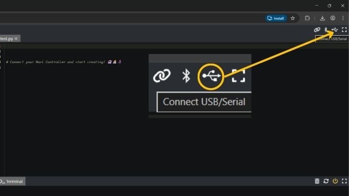 connect 依依视频ntroller through micopy